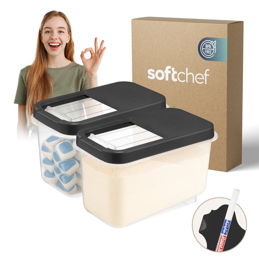 Multi Box 2 Piece 10 L Extra Large Food Storage Container Set