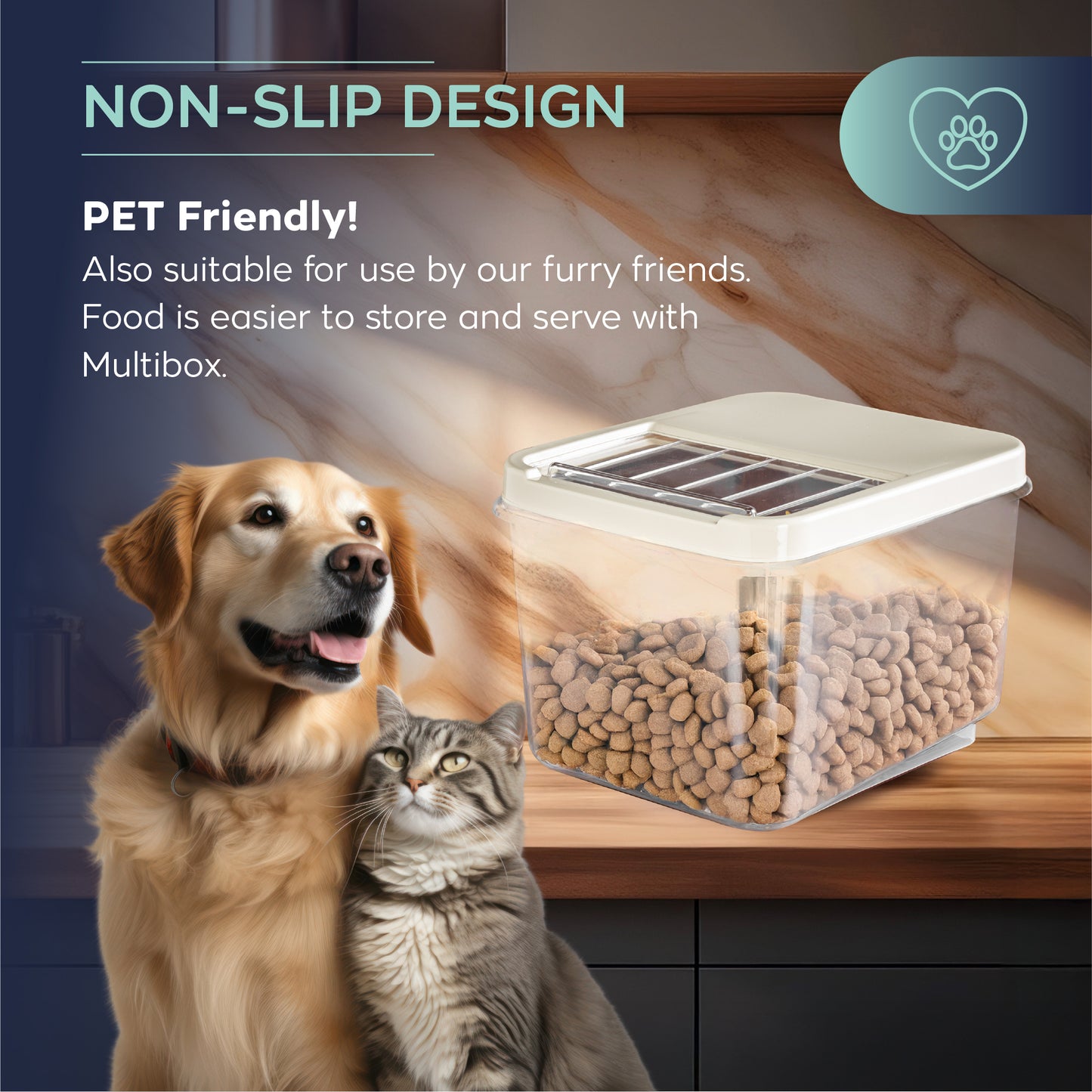 Multi Box 2 Piece 8 L Food Storage Container Set