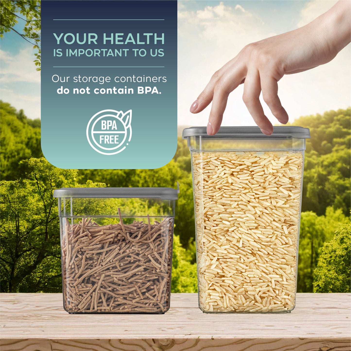 Soft Box Rectangular 12 Piece Food Storage Container Set (12 x 3400 ml)