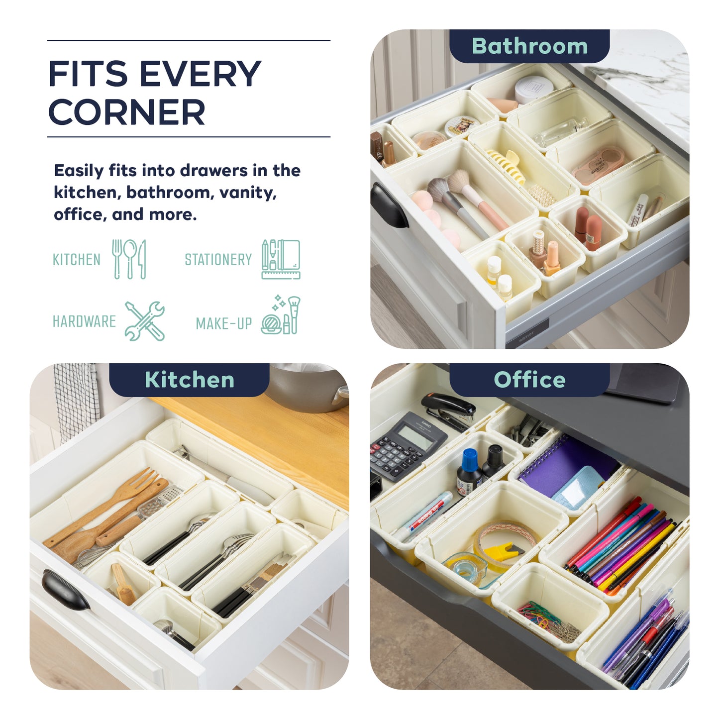 Mini Max - 10 Piece Drawer Organizer Set